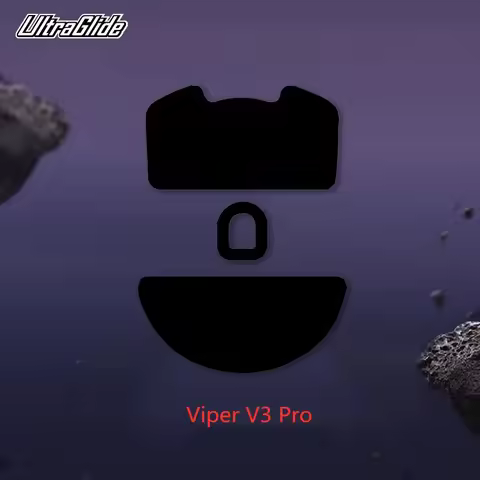 1 Set Ultraglide BRAKE BRIGHT V2 Mouse Skates For Razer Viper V3 Pro Logitech G Pro X Superlight 1 2