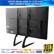 LED LCD TV Bracket Legs 32 40 43 55 50 49 60 Inch TV Stand