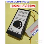 Dimmer AC 2000w Pengatur Kecepatan Gerinda Dimer Stop Kontak 1 Lubang Peredup Lampu Pijar Kipas Angi