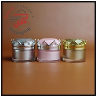 pot cream 10gr acrylic mahkota / pot cream 10gr crown /pot wadah cream