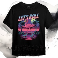 24-hour delivery 100% Desain3DimensionWear - Premium Distro T-Shirt 3D Tropical Roller Skates - DM09