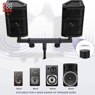 [Lovoski] Speaker Holder Easy Assembly Double Speaker Pole Mount for DJ Speaker Studio
