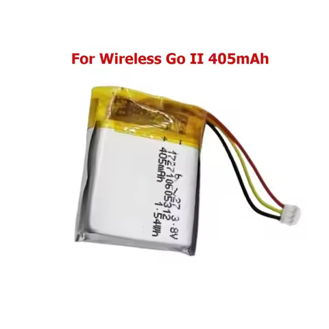 For Rode Go II 2 GOII GO2 Wireless Microphone Batterie Accumulator Replaces 405mAh Battery