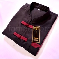 KEMEJA Fashion Men's Chinese New Year Clothes Chinese Cheongsam Thsirt Shirt Chinese Male Suit Short