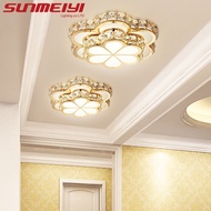 Fashion flowers Aisle LED Ceiling Lights living room crystal corridor lights LED Ceiling Lamps balcony Entrance lighting