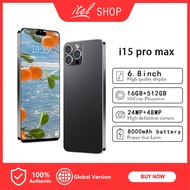 New Original ITEL  I15 Pro Max Smartphone 6.8 Inch Hd Full Screen Face Id 16gb+1tb Mobile Phones Global Version 4g 5g Cell Phone
