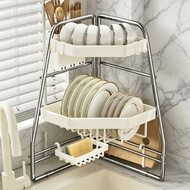 Source Direct Supply Kitchen Sink Multi-Function Dish Drain Rack Dish Rack Above the Sink Sink