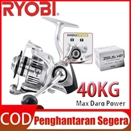 Ryobi Reel Spinning Reel Mesin Pancing Fishing Reel 13+1BB All Metal Double Spool Seasir Reel