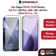 (SG) LionShield Oppo Reno 14 Pro/14/14F/13 Pro/Find X9 Pro/Find X9/A6 Pro/A5/A5i/A3/Pro Tempered Gla