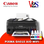 Printer เครื่องพิมพ์แท้ง Canon PIXMA รุ่น G4010 AIO Wi-Fi มัลติฟังก์ชันอิงค์เจ็ทแท้ง 4 IN 1 ขายพร้อมหมึกเติมแท้ 1 ชุด