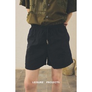 (Leisure Projects) Leisure NYLON SHORTS With Side Stripes And Label "Leisure Projects"