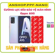 Toughened flexible phone screen protector for Oppo A95