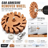 ICRAFT Car Adhesive Remover, Soft Wheel Rubber Eraser Wheel Decal Eraser Wheel,  20mm Sticker Remove