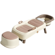 Plastic Shampoo Chair Beauty Economic Spa Bed Professional Makeup Washbasin Bowl Salon Furniture