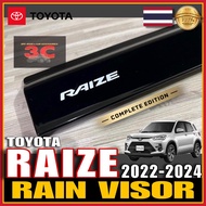 TOYOTA RAIZE 2022-2024 RAIN VISOR (toyota raize accessories) raize visor