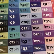 Pelekat mard通用色卡贴 咪小窝盼盼漫漫COCO 萝拼豆色卡贴拼拼豆豆221色  新款 现货 25.8.23