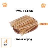 Twist stick snack, dog bite snack per piece