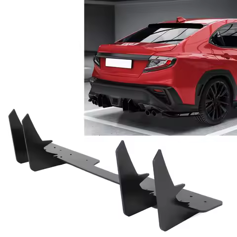 Rear Bumper Lip Spoiler Sporty Look Improved Handling Lightweight Rear Bumper Lip Spoiler Body Kit f