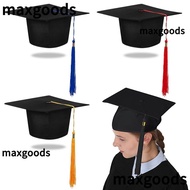 MAXGOODS1 Mortarboard Cap, 2024 Happy Graduation Congrats Grad Graduation Hat, Unisex Degree Ceremony Graduation Season High School Party Supplies