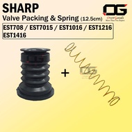 SHARP EST708 / EST7015 / EST1016 / EST1216 / EST1416 Washing Machine Valve Packing & Spring (12.5cm)