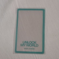 Jiheon fromis_9 Photocard Frame Unlock My World