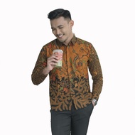 Kemeja Batik Tulis Kombinasi Lapis Furing Slimfit Terbaru Kemeja Batik Mewah Pria Batiq Kondangan Da