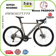 PACIFIC SEPEDA BALAP MAGENTA ROADBIKE 700C SHIMANO 105 2X11 SPEED-Aishley7