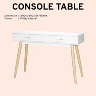 CONSOLE TABLE/SOLID WOOD WHITE TABLE/LIVING HALL TABLE/CONSOLE TABLE WOOD