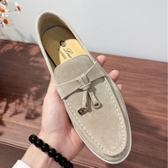 Lp Men's Shoes 24 Spring Style LP Loafers Soft Sole British Style One-Pedal Lazy Large Size Single S