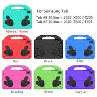 Samsung Tab A8 10.5inch 2022 X200 X205 Tab A7 10.4 T500 T505 EVA Kid safe Handle Stand Tablet Case
