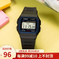 卡西欧（CASIO） 手表 运动系列 多功能简约中性小方块学生情侣表儿童石英表 F-91W-1D