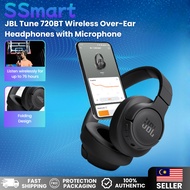 JBL Tune 720BT Wireless Over-Ear Headphones with Microphone, 76 Hours Playtime, Pure Bass Sound, and