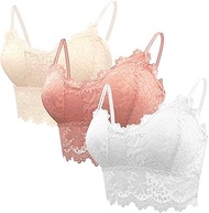 Bustier Tops Women's Lace Bra Without Underwire Seamless Bralette Corset Yoga Training Bra Lingerie 