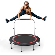 40inch 100x22cm Foldable Mini Trampoline Outdoor Jumping Sport Fitness Exercise Tools with Adjustabl