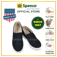🎖100% Original Spenco Women Bahama Black Arch Support Spur Knee Heel Flat Pain Plantar Fasciitis Ort