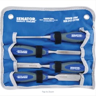 Senator Bevel, Wood Chisel Set, Chrome Vanadium Alloy, 13mm/19mm/25mm/6mm x 100mm,  SEN5972970K