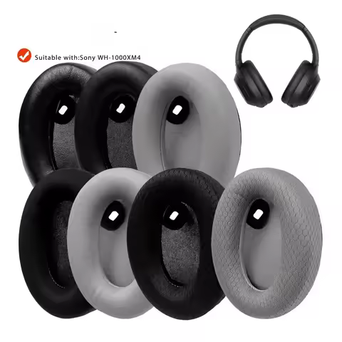 Replacement Earpads for Sony Wh-1000XM4 WH1000XM4 Headphones, Cooling Gel Ear Cushion, Earmuff Sleev