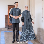 Ventedaily - Viora Couple Sarimbit Eid Premium Elegant Wedding Husband and Wife Clothes