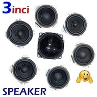 HI-FI Round 4 Ohm Speaker 8 Ohm 3inch Full Range Audio Speaker Home Theater Portable Player Mobile K