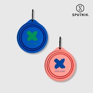 Bagel SPUTNIK 10TH YEAR 10TH Anniversary Pet Folding Bowl Blue/Pink [C1709]