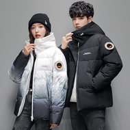 KY-D Winter down Jacket Men Fashion Brands Bread Coat Thickened Hooded Jacket White Duck down Jacket down Jacket Men's a