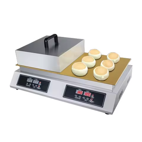 110V 220V Commercial Digital Egg Crispy Machine Fluffy Japanese Egg Crispy Pancake Machine