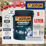 JOTUN 5 LITER JOTASHIELD INFINITY EXTERIOR PAINT/ CAT DINDING RUMAH LUAR