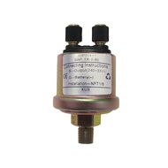 Kus Mechanical Oil Pressure Sensor NPT1/8-27(0-80PSI) 240-33ohm Signal for Car Vessels Motorcycles R