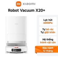 Robot hút bụi lau sàn 2 trong 1 Xiaomi Vacuum X20+ ( X20 Plus ) Lực Hút Mạnh 6000Pa - Chính Hãng