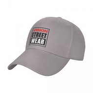 New Available Vision Street Wear logo Baseball Cap Men Women Fashion Polyester Adjustable Solid Color Curved Brim Hat Un