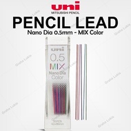 Uni Nano Dia Pencil Lead 0.5 mm - Mix Color Mechanical Pencil Lead 0.5 DiM