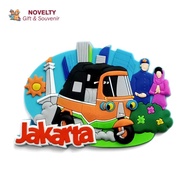 All-round bajaj fridge magnet souvenirs from Indonesia