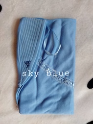 Jilbab Sekolah SMA Instan Super Premium Kerudung Dewasa Tali Serut samping Realpict beraneka warna