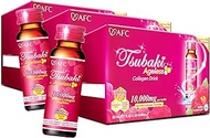 AFC Japan Tsubaki Ageless Beauty Collagen Drink from Japan with 10,000mg Marine Collagen Peptides + 500mg Royal Jelly + Hyaluronic Acid + Vitamin Bs &amp; C for Skin Revitalization (1.69fl.ozx10sx3)